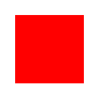 A rectangle with red fill